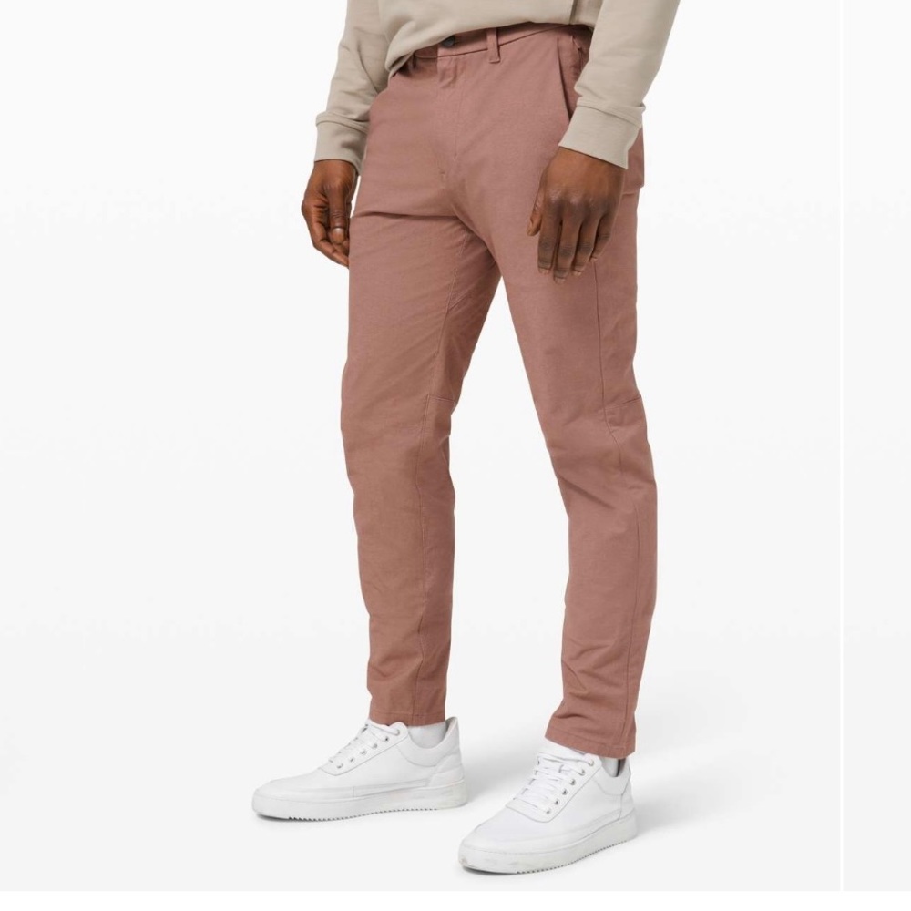 Lululemon Mens 32”x27” Slim Commission Pant - Earth Clay color